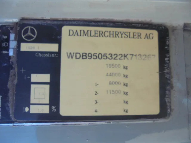 Camião chassi Mercedes-Benz Atego 1828 L NL TRUCK: foto 17