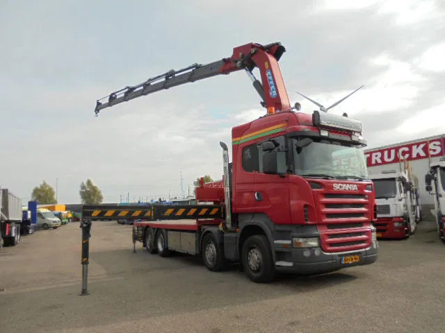 Scania R480 8X2 - Camião de caixa aberta/ Plataforma, Camião grua: foto 2 Scania R480 8X2 - Camião de caixa aberta/ Plataforma, Camião grua: foto 2