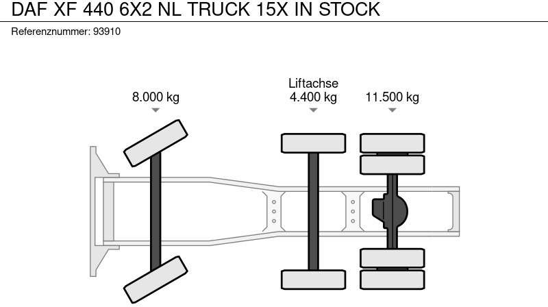 Leasing de DAF XF 440 6X2 NL TRUCK 15X IN STOCK DAF XF 440 6X2 NL TRUCK 15X IN STOCK: foto 19