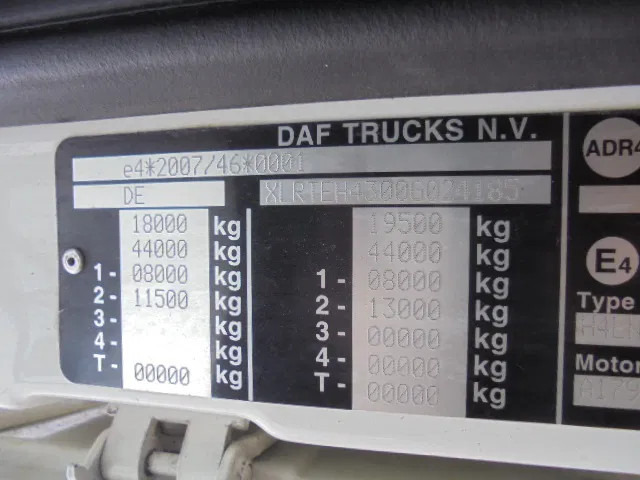 Tractor DAF XF 460 NL TRUCK RETARDER: foto 14