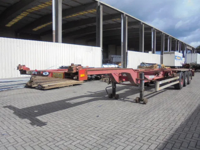 Zwalve OCM 3 15 27 - Semi-reboque transportador de contêineres/ Caixa móvel: foto 1 Zwalve OCM 3 15 27 - Semi-reboque transportador de contêineres/ Caixa móvel: foto 1