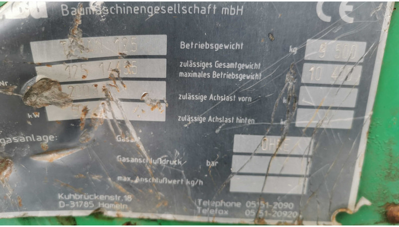 ABG Titan 125 ABG - crawler asphalt paver FULL OR FOR SPARES - Acabadora: foto 2 ABG Titan 125 ABG - crawler asphalt paver FULL OR FOR SPARES - Acabadora: foto 2