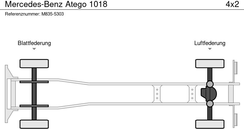 Camião furgão Mercedes-Benz Atego 1018: foto 19