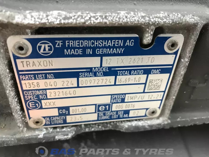 DAF XG+ DAF 12TX2621 TD TraXon Versnellingsbak 2321640 - Caixa de velocidade por Camião: foto 5 DAF XG+ DAF 12TX2621 TD TraXon Versnellingsbak 2321640 - Caixa de velocidade por Camião: foto 5