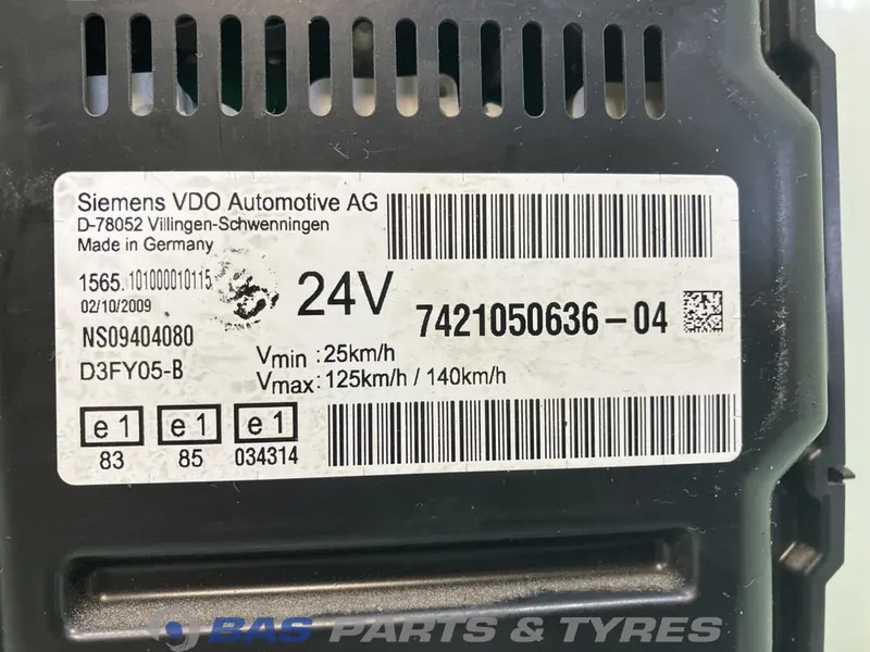 Renault Premium Euro 4-5 Instrumentenpaneel Renault 7421050636 - Painel de instrumentos por Camião: foto 3 Renault Premium Euro 4-5 Instrumentenpaneel Renault 7421050636 - Painel de instrumentos por Camião: foto 3