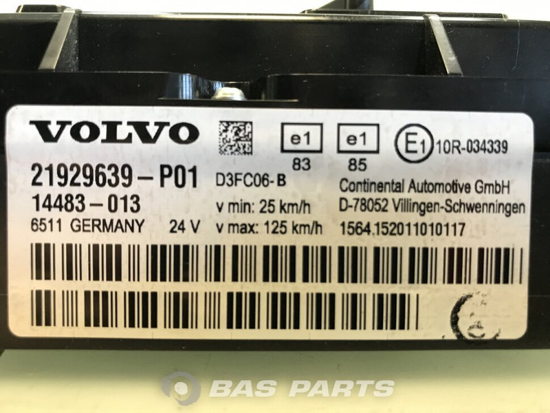 Volvo FE Euro 6 - Painel de instrumentos por Camião: foto 3 Volvo FE Euro 6 - Painel de instrumentos por Camião: foto 3