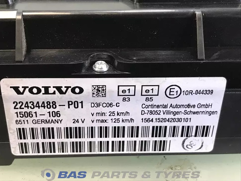 Volvo FE Euro 6 - Painel de instrumentos por Camião: foto 3 Volvo FE Euro 6 - Painel de instrumentos por Camião: foto 3