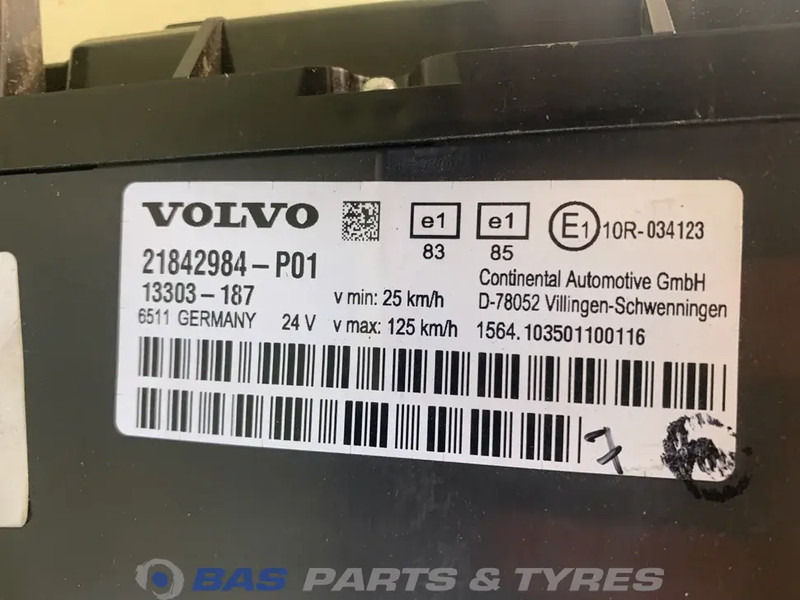 Volvo FM3 - Painel de instrumentos por Camião: foto 3 Volvo FM3 - Painel de instrumentos por Camião: foto 3