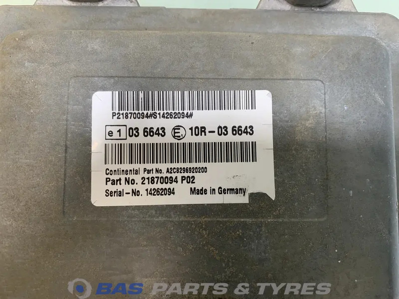 Volvo Regeleenheid Ad-Blue Volvo 21870094 - Centralina electrónica por Camião: foto 3 Volvo Regeleenheid Ad-Blue Volvo 21870094 - Centralina electrónica por Camião: foto 3