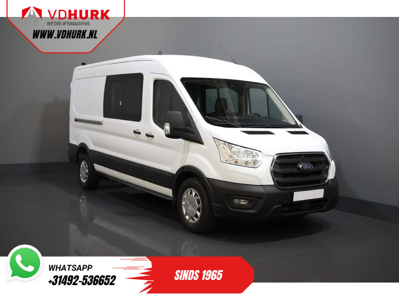 Ford Transit 2.0 TDCI 130 pk L3H2 DC Dubbel Cabine 7 Pers./ Riem V.V./ Adapt. Cruise/ CarPlay/ PDC/ Navi/ Camera/ Airco/ Trekhaak - Furgão, Carrinha cabine dupla: foto 1 Ford Transit 2.0 TDCI 130 pk L3H2 DC Dubbel Cabine 7 Pers./ Riem V.V./ Adapt. Cruise/ CarPlay/ PDC/ Navi/ Camera/ Airco/ Trekhaak - Furgão, Carrinha cabine dupla: foto 1