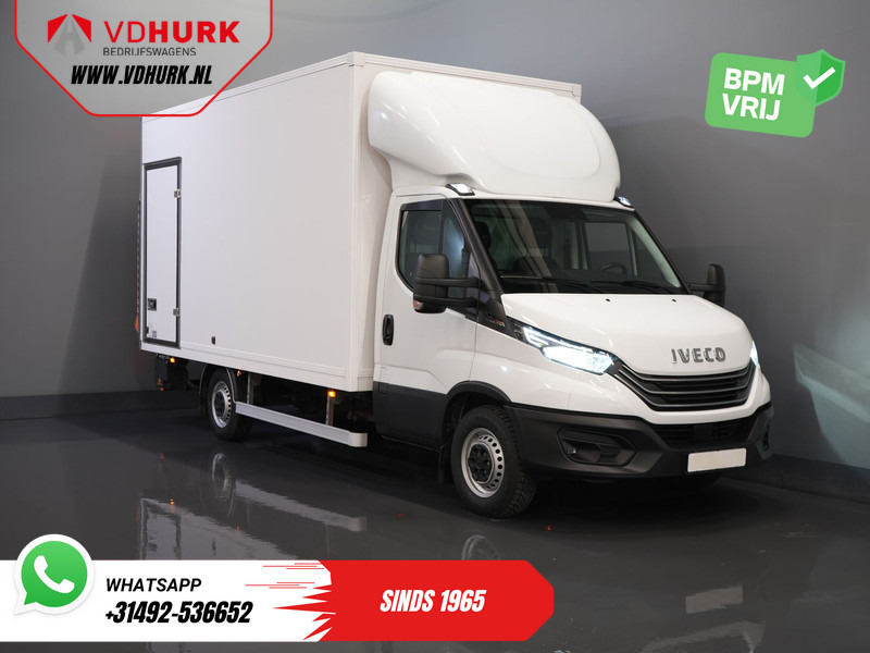 Iveco Daily 35S18HV 3.0 Aut. ZF BPM VRIJ! Bakwagen Laadklep/ Zijdeur/ LED/ Spoiler/ 3.5T trekverm./ Gev.Stoel/ Adapt.Cruise/ Navi/ Carplay/ - Carrinha de contentor: foto 1 Iveco Daily 35S18HV 3.0 Aut. ZF BPM VRIJ! Bakwagen Laadklep/ Zijdeur/ LED/ Spoiler/ 3.5T trekverm./ Gev.Stoel/ Adapt.Cruise/ Navi/ Carplay/ - Carrinha de contentor: foto 1