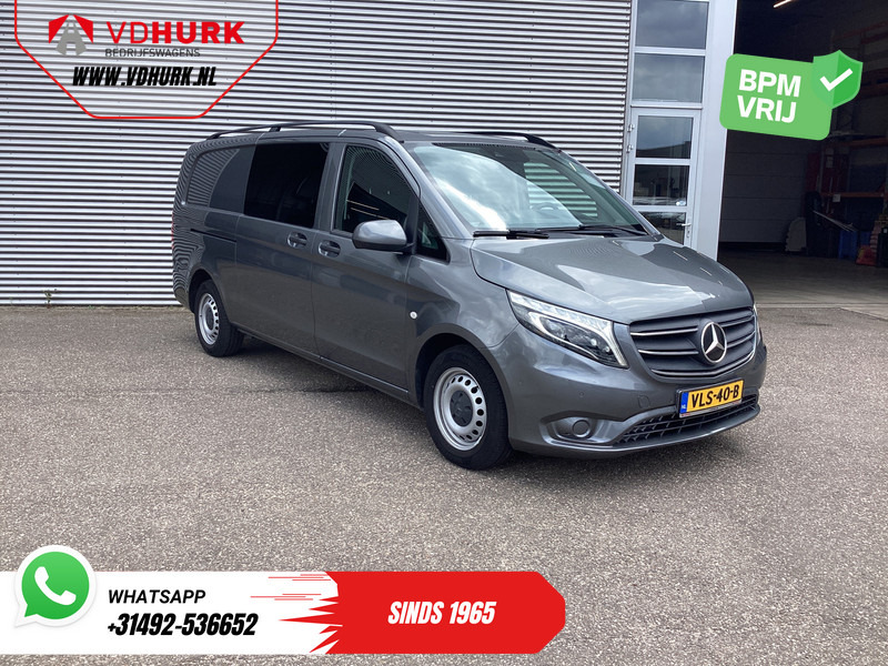 Mercedes-Benz Vito 114 CDI Aut. L3 XL DC Dubbele Cabine BPM VRIJ! LED/ Climate/ Navi/ Carplay/ Camera/ PDC/ Cruise - Furgão compacto, Carrinha cabine dupla: foto 1 Mercedes-Benz Vito 114 CDI Aut. L3 XL DC Dubbele Cabine BPM VRIJ! LED/ Climate/ Navi/ Carplay/ Camera/ PDC/ Cruise - Furgão compacto, Carrinha cabine dupla: foto 1
