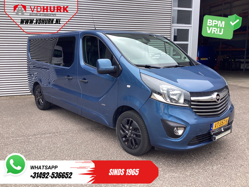 Opel Vivaro 1.6 CDTI 140 pk L2 DC Dubbel Cabine EXPORT ONLY 2x Schuifdeur/ Leder/ Climate/ Carplay/ Camera/ Cruise/ PDC/ Trekhaak/ LMV - Furgão compacto, Carrinha cabine dupla: foto 1 Opel Vivaro 1.6 CDTI 140 pk L2 DC Dubbel Cabine EXPORT ONLY 2x Schuifdeur/ Leder/ Climate/ Carplay/ Camera/ Cruise/ PDC/ Trekhaak/ LMV - Furgão compacto, Carrinha cabine dupla: foto 1
