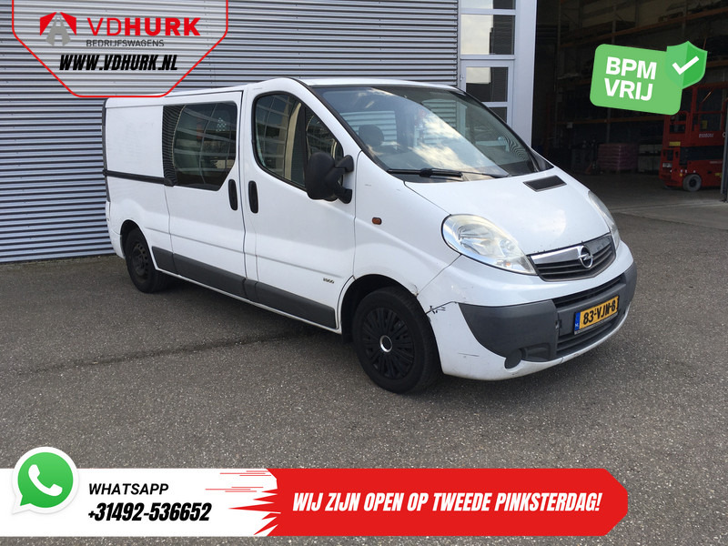 Opel Vivaro 2.0 CDTI 115pk L2 DC Dubbel Cabine EXPORT ONLY APK 01-2026/ 6 Pers./ Airco/ Trekhaak - Furgão compacto, Carrinha cabine dupla: foto 1 Opel Vivaro 2.0 CDTI 115pk L2 DC Dubbel Cabine EXPORT ONLY APK 01-2026/ 6 Pers./ Airco/ Trekhaak - Furgão compacto, Carrinha cabine dupla: foto 1