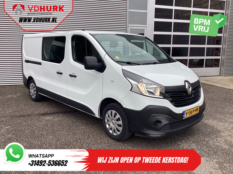 Renault Trafic 1.6 dCi 125 pk E6 L2 DC Dubbel Cabine BPM VRIJ NL Auto/ Camera/ Cruise/ Navi/ Airco/ Trekhaak - Furgão compacto, Carrinha cabine dupla: foto 1 Renault Trafic 1.6 dCi 125 pk E6 L2 DC Dubbel Cabine BPM VRIJ NL Auto/ Camera/ Cruise/ Navi/ Airco/ Trekhaak - Furgão compacto, Carrinha cabine dupla: foto 1