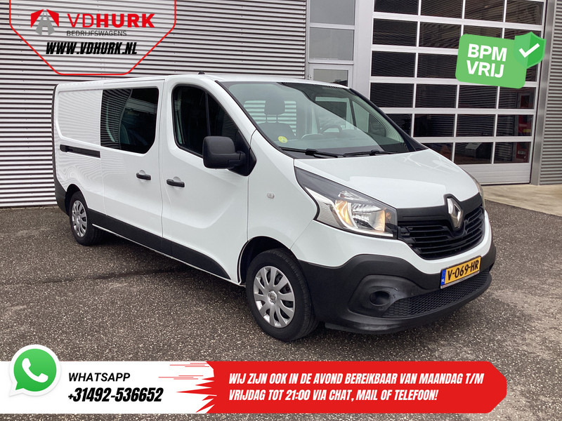 Renault Trafic 1.6 dCi 125 pk L2 DC Dubbel Cabine BPM VRIJ NL Auto/ Camera/ Cruise/ Navi/ Airco/ Trekhaak - Furgão compacto, Carrinha cabine dupla: foto 1 Renault Trafic 1.6 dCi 125 pk L2 DC Dubbel Cabine BPM VRIJ NL Auto/ Camera/ Cruise/ Navi/ Airco/ Trekhaak - Furgão compacto, Carrinha cabine dupla: foto 1