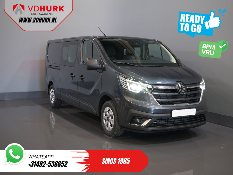 Renault Trafic 2.0 dCi 130 pk L2 BPM VRIJ! DC Dubbel Cabine LED/ 2xSchuifdeur/ Navi/ Carplay/ Camera/ PDC/ Cruise - Furgão compacto, Carrinha cabine dupla: foto 1 Renault Trafic 2.0 dCi 130 pk L2 BPM VRIJ! DC Dubbel Cabine LED/ 2xSchuifdeur/ Navi/ Carplay/ Camera/ PDC/ Cruise - Furgão compacto, Carrinha cabine dupla: foto 1