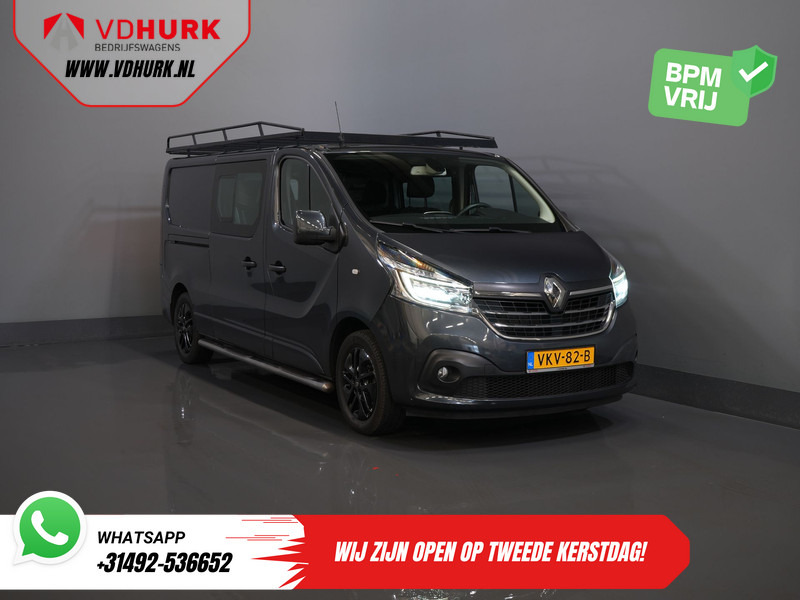 Renault Trafic 2.0 dCi 145 pk Aut. L2 DC Dubbel Cabine BPM VRIJ! 2xSchuifdeur/ LED/ Stoelverw./ Climate/ Cruise/ Imperiaal/ Sidebars/ Trekhaak/ - Furgão compacto, Carrinha cabine dupla: foto 1 Renault Trafic 2.0 dCi 145 pk Aut. L2 DC Dubbel Cabine BPM VRIJ! 2xSchuifdeur/ LED/ Stoelverw./ Climate/ Cruise/ Imperiaal/ Sidebars/ Trekhaak/ - Furgão compacto, Carrinha cabine dupla: foto 1