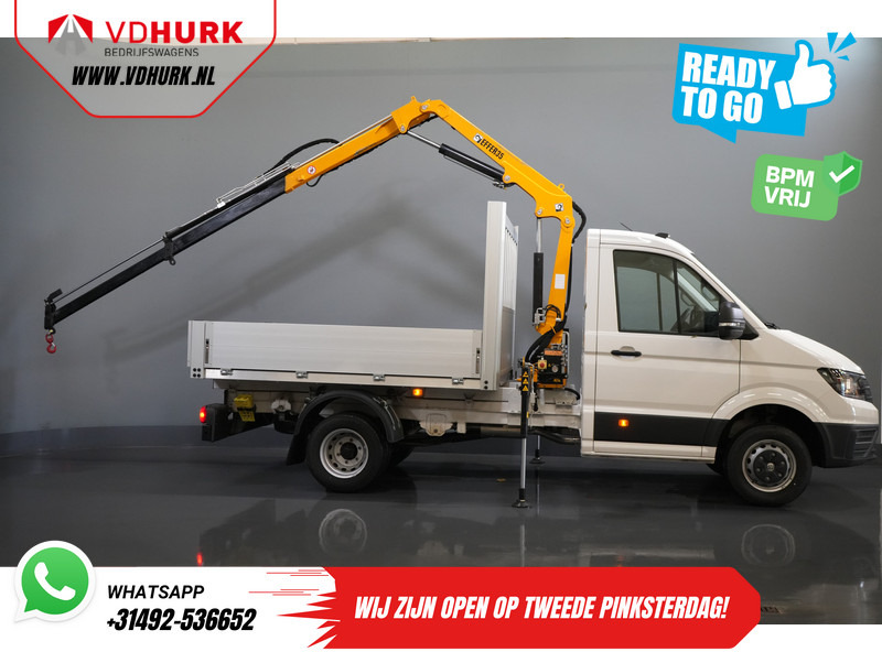 Volkswagen Crafter 50 165 pk Effer 352S Kraan/ Crane/ Kran/ Autokran/ PTO/ Open laadbak/ Dubbel Lucht - Veículo comercial: foto 2 Volkswagen Crafter 50 165 pk Effer 352S Kraan/ Crane/ Kran/ Autokran/ PTO/ Open laadbak/ Dubbel Lucht - Veículo comercial: foto 2