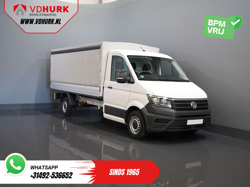 Volkswagen Crafter 35 2.0 TDI 180 pk DSG Aut. BPM VRIJ! 430x203 Open laadbak/ Schuifzeil/ Huif/ Climate/ Adapt. Cruise/ Camera/ Carplay - Carrinha de caixa aberta: foto 1 Volkswagen Crafter 35 2.0 TDI 180 pk DSG Aut. BPM VRIJ! 430x203 Open laadbak/ Schuifzeil/ Huif/ Climate/ Adapt. Cruise/ Camera/ Carplay - Carrinha de caixa aberta: foto 1