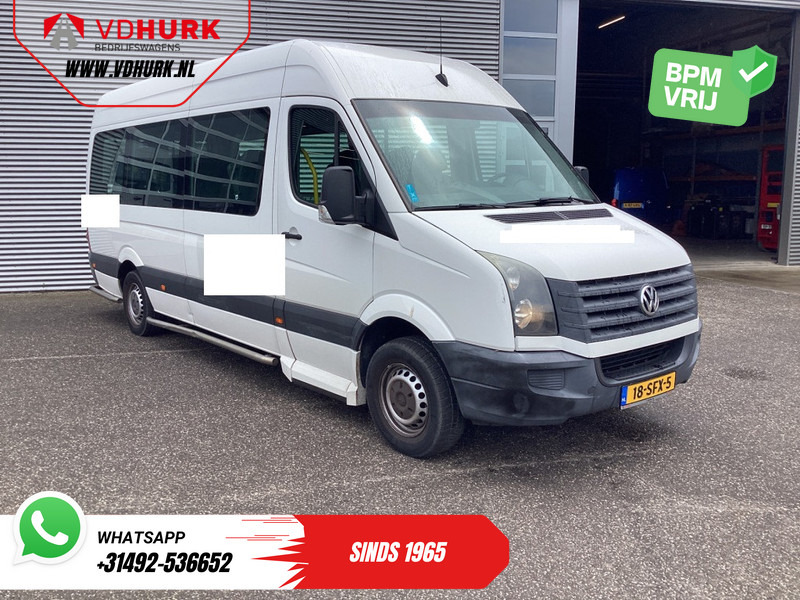 Volkswagen Crafter 35 2.0 TDI L3H2 EXPORT ONLY! €9.559 incl BTW/BPM Rolstoellift/ 9 Pers/ 9P/ Sidebars/ Rearbar/ Airco - Minibus, Furgão de passageiros: foto 1 Volkswagen Crafter 35 2.0 TDI L3H2 EXPORT ONLY! €9.559 incl BTW/BPM Rolstoellift/ 9 Pers/ 9P/ Sidebars/ Rearbar/ Airco - Minibus, Furgão de passageiros: foto 1