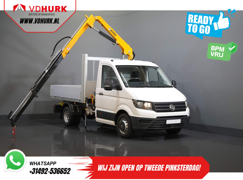 Volkswagen Crafter 50 165 pk Effer 352S Kraan/ Crane/ Kran/ Autokran/ PTO/ Open laadbak/ Dubbel Lucht - Pick-up: foto 1 Volkswagen Crafter 50 165 pk Effer 352S Kraan/ Crane/ Kran/ Autokran/ PTO/ Open laadbak/ Dubbel Lucht - Pick-up: foto 1