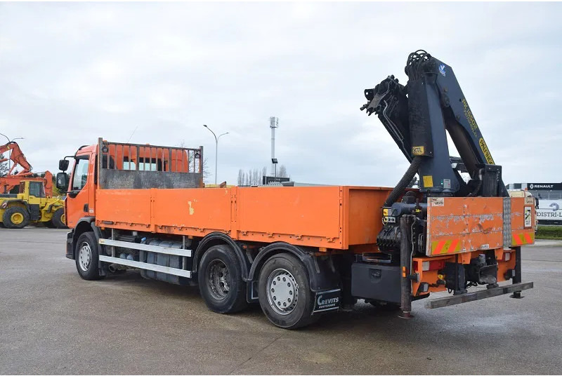 Renault Premium 410 - Camião de caixa aberta/ Plataforma, Camião grua: foto 3 Renault Premium 410 - Camião de caixa aberta/ Plataforma, Camião grua: foto 3