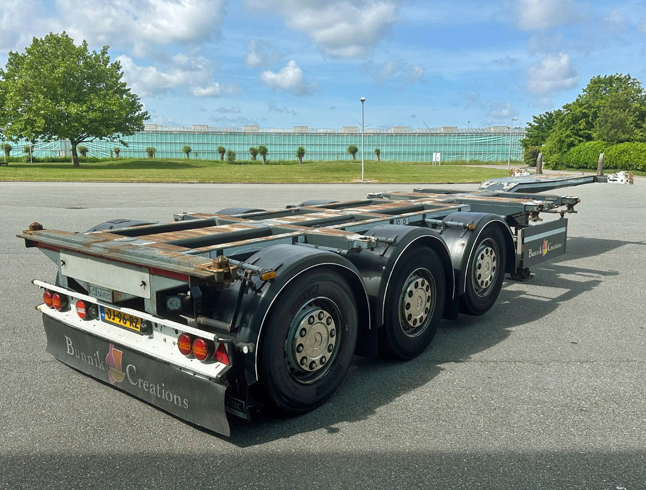 D-TEC FT43-03V Multi Liftaxle Disc Brakes TOP Condition NL Trailer - Semi-reboque transportador de contêineres/ Caixa móvel: foto 5 D-TEC FT43-03V Multi Liftaxle Disc Brakes TOP Condition NL Trailer - Semi-reboque transportador de contêineres/ Caixa móvel: foto 5
