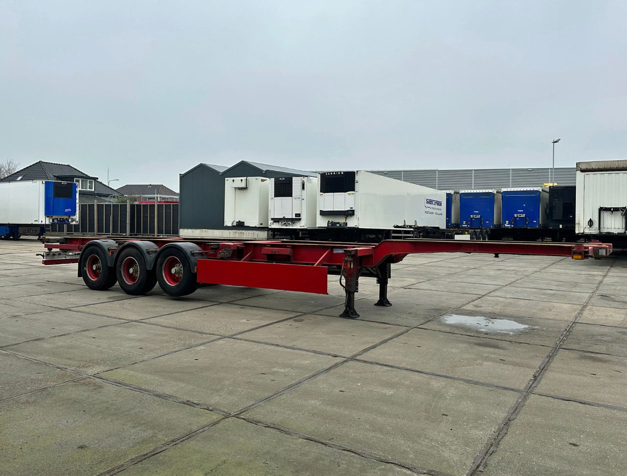 Diversen 3 Axle Chassis BPW AxleS LIFTAxle TOP Condition NL Trailer - Semi-reboque transportador de contêineres/ Caixa móvel: foto 5 Diversen 3 Axle Chassis BPW AxleS LIFTAxle TOP Condition NL Trailer - Semi-reboque transportador de contêineres/ Caixa móvel: foto 5