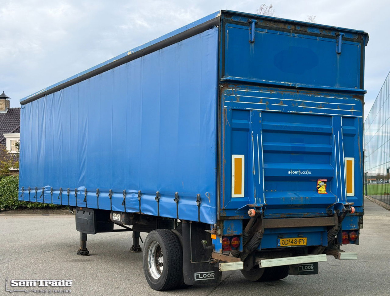 Floor FL0-12-102 City Trailer Tail Lift Good Condition Holland-Trailer - Semi-reboque de lona: foto 3 Floor FL0-12-102 City Trailer Tail Lift Good Condition Holland-Trailer - Semi-reboque de lona: foto 3