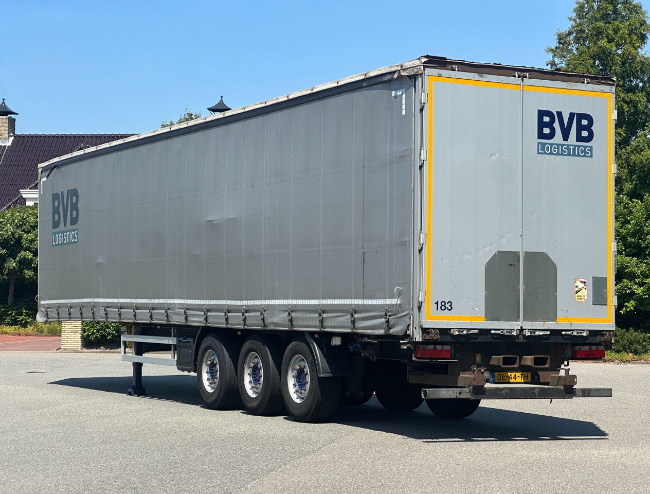 Kögel SN24 Edscha SAF Axles Disc Brakes Lift Axle TOP Condition NL Trailer - Semi-reboque de lona: foto 3 Kögel SN24 Edscha SAF Axles Disc Brakes Lift Axle TOP Condition NL Trailer - Semi-reboque de lona: foto 3
