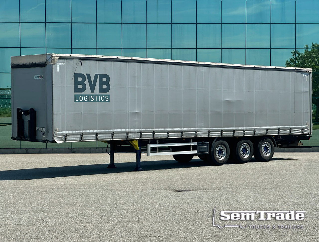 Kögel SN24 Edscha SAF Axles Disc Brakes Lift Axle TOP Condition NL Trailer - Semi-reboque de lona: foto 1 Kögel SN24 Edscha SAF Axles Disc Brakes Lift Axle TOP Condition NL Trailer - Semi-reboque de lona: foto 1