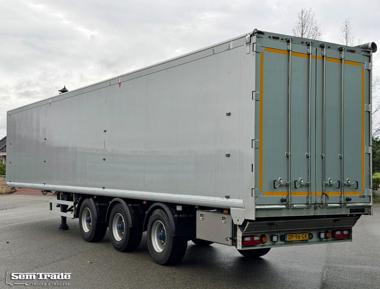 Kraker CF-X2 Walking Floor 2X Steering Axle TOP Condition Holland-Trailer - Semi-reboque piso móvel: foto 3 Kraker CF-X2 Walking Floor 2X Steering Axle TOP Condition Holland-Trailer - Semi-reboque piso móvel: foto 3