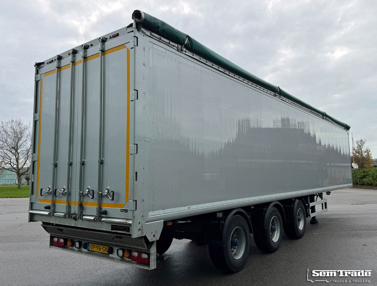 Kraker CF-X2 Walking Floor 2X Steering Axle TOP Condition Holland-Trailer - Semi-reboque piso móvel: foto 5 Kraker CF-X2 Walking Floor 2X Steering Axle TOP Condition Holland-Trailer - Semi-reboque piso móvel: foto 5