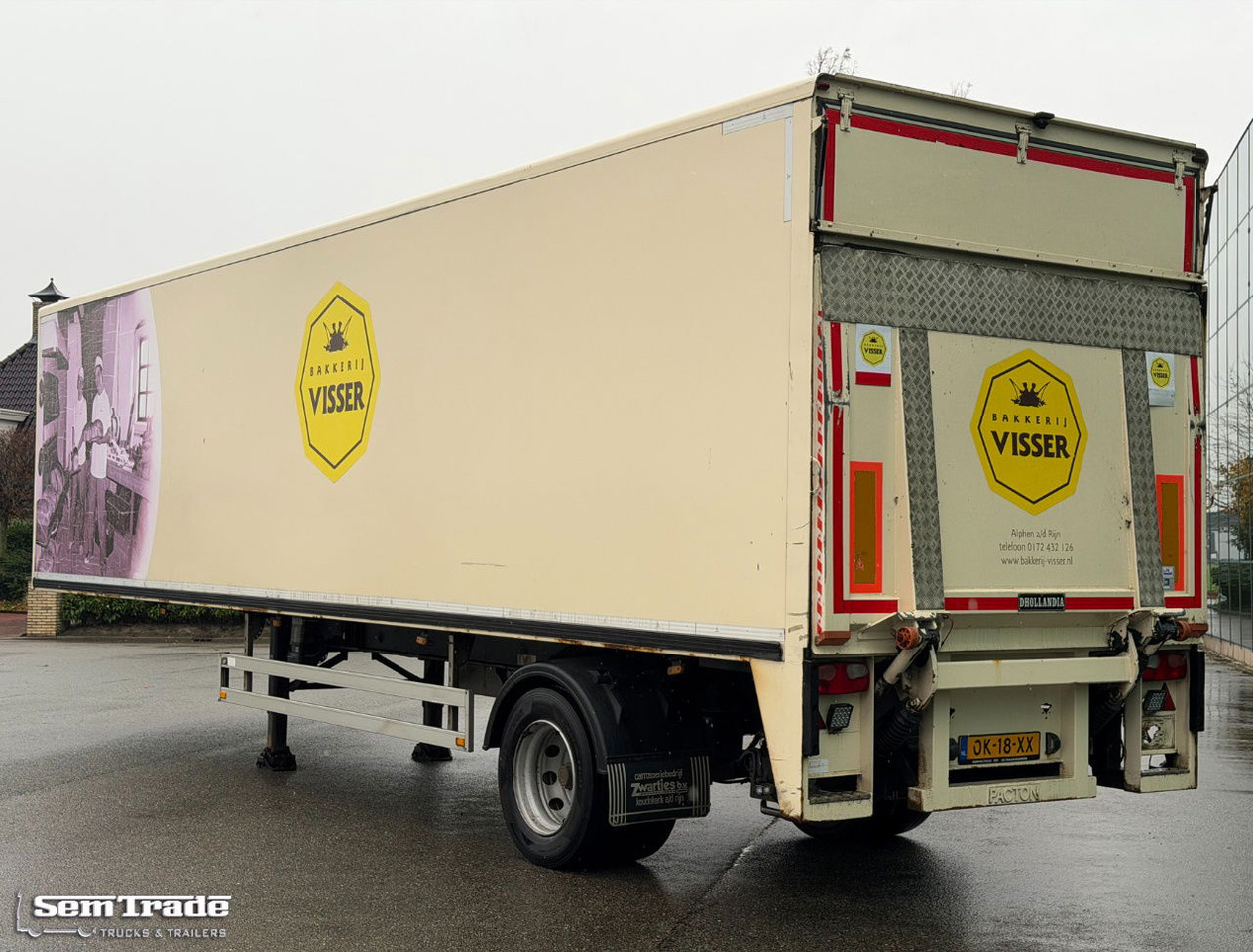 Pacton TBD 122 Tail Lift Steering Axle 1075x250x230 Inside NL City Trailer - Semi-reboque furgão: foto 3 Pacton TBD 122 Tail Lift Steering Axle 1075x250x230 Inside NL City Trailer - Semi-reboque furgão: foto 3