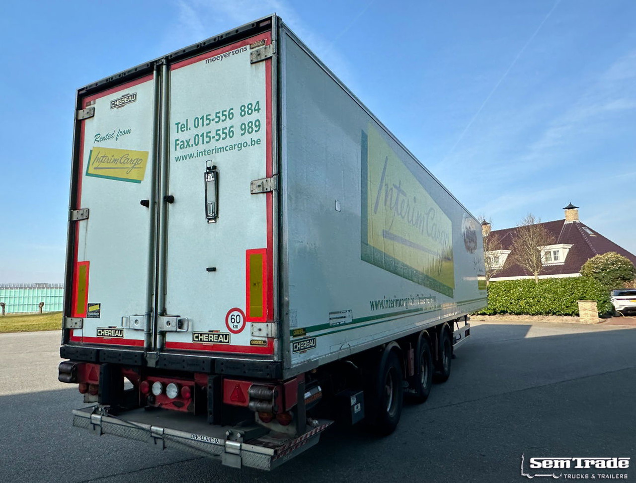 Renders Chereau Carrier Maxima 1300 Steering Axle Tail Lift Belgium Trailer - Semi-reboque frigorífico: foto 5 Renders Chereau Carrier Maxima 1300 Steering Axle Tail Lift Belgium Trailer - Semi-reboque frigorífico: foto 5