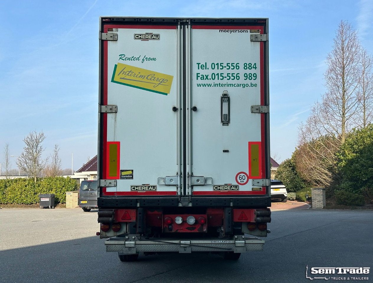 Renders Chereau Carrier Maxima 1300 Steering Axle Tail Lift Belgium Trailer - Semi-reboque frigorífico: foto 4 Renders Chereau Carrier Maxima 1300 Steering Axle Tail Lift Belgium Trailer - Semi-reboque frigorífico: foto 4