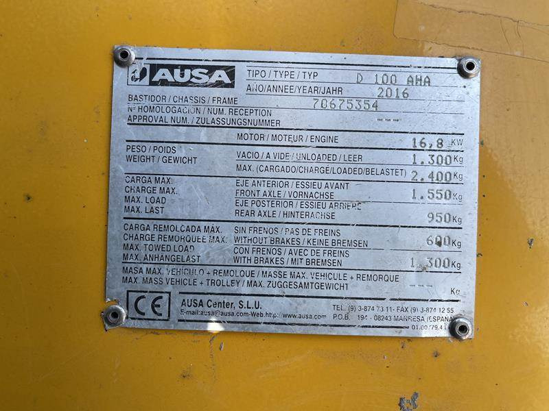 Dumper AUSA D 100 AHA: foto 14