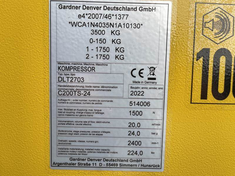Compressor de ar Compair C 200 TS 24: foto 6