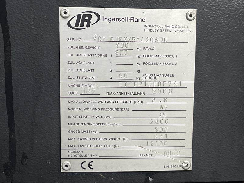 Ingersoll Rand 7 / 41 - Compressor de ar: foto 4 Ingersoll Rand 7 / 41 - Compressor de ar: foto 4