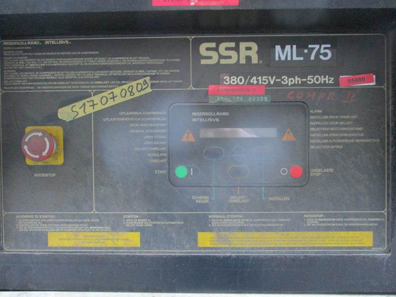 Compressor de ar Ingersoll Rand ML 75 SSR: foto 10