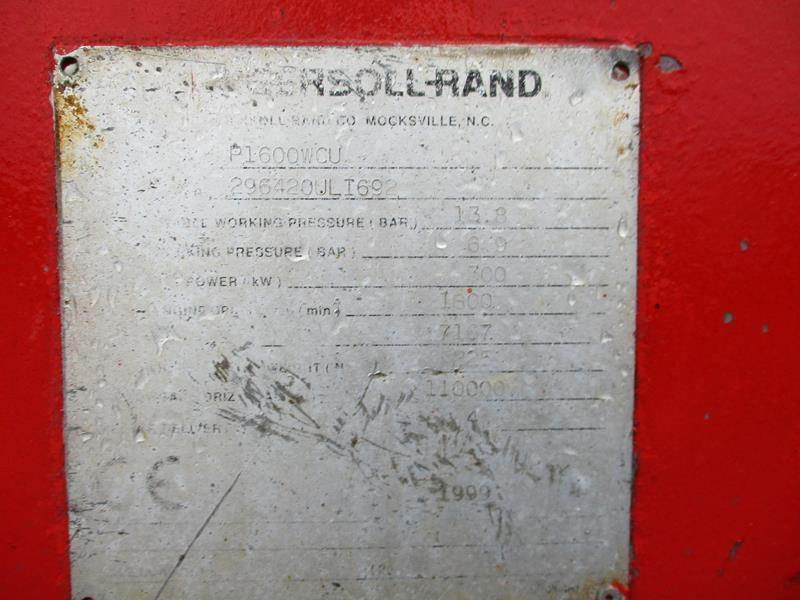 Compressor de ar Ingersoll Rand P 1600 WCU: foto 14