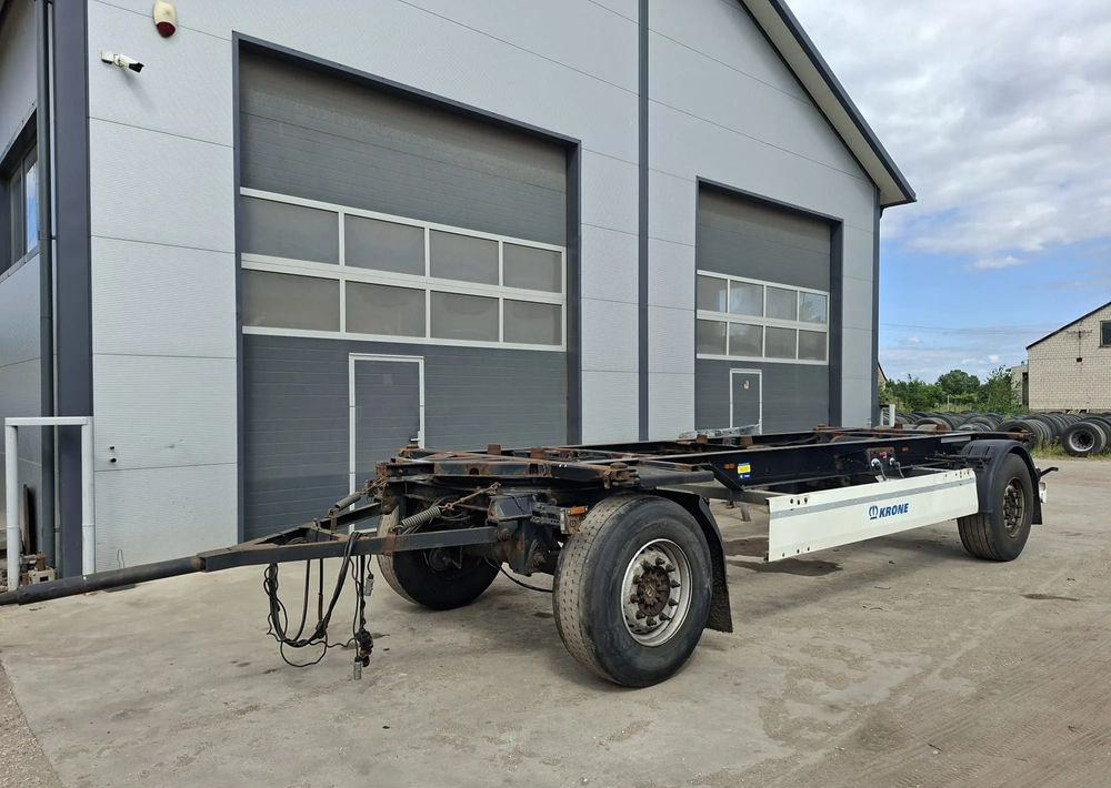 Krone BDF przyczepa - Reboque transportador de contêineres/ Caixa móvel: foto 1 Krone BDF przyczepa - Reboque transportador de contêineres/ Caixa móvel: foto 1