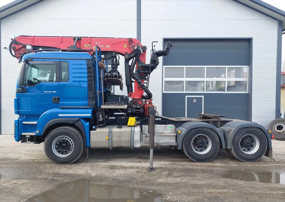 MAN TGS 26-480 6x4 do drewna PALFINGER Epsilon S 270L83 - Tractor: foto 2 MAN TGS 26-480 6x4 do drewna PALFINGER Epsilon S 270L83 - Tractor: foto 2