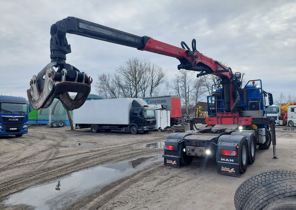 MAN TGS 26-480 6x4 do drewna PALFINGER Epsilon S 270L83 - Tractor: foto 1 MAN TGS 26-480 6x4 do drewna PALFINGER Epsilon S 270L83 - Tractor: foto 1