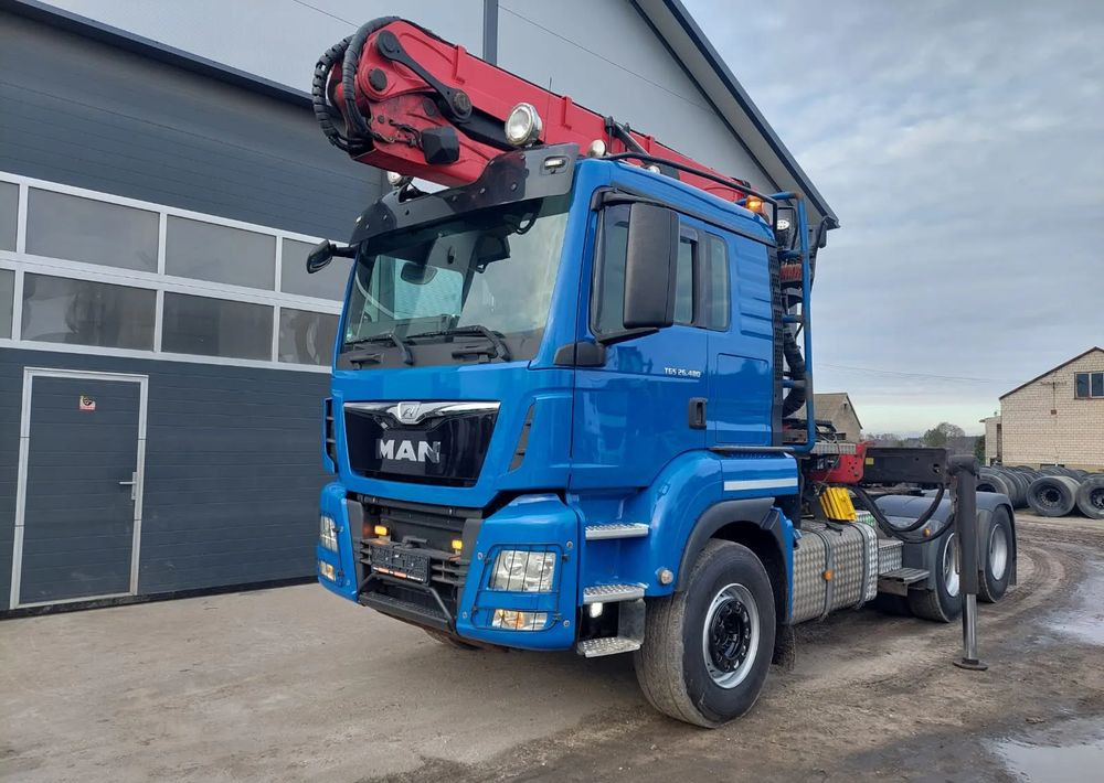 MAN TGS 26-480 6x4 do drewna PALFINGER Epsilon S 270L83 - Tractor: foto 5 MAN TGS 26-480 6x4 do drewna PALFINGER Epsilon S 270L83 - Tractor: foto 5