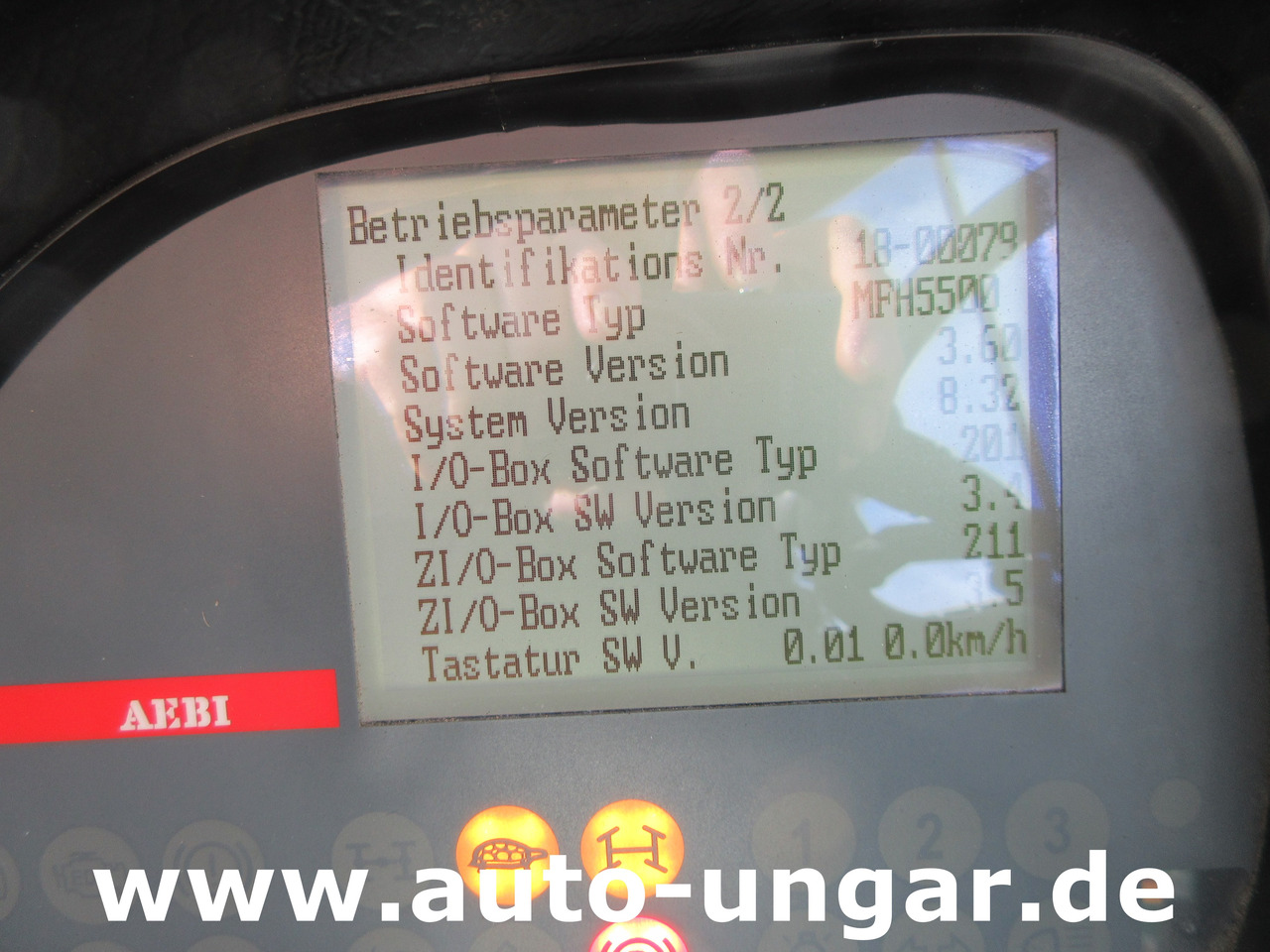 Varredora urbana Aebi MFH 5500 Baujahr 2014 Euro 5 Kehrmaschine mit zusätzlichem Schwemmbalken: foto 22