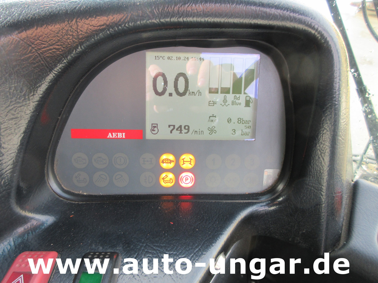Varredora urbana Aebi MFH 5500 Baujahr 2014 Euro 5 Kehrmaschine mit zusätzlichem Schwemmbalken: foto 19