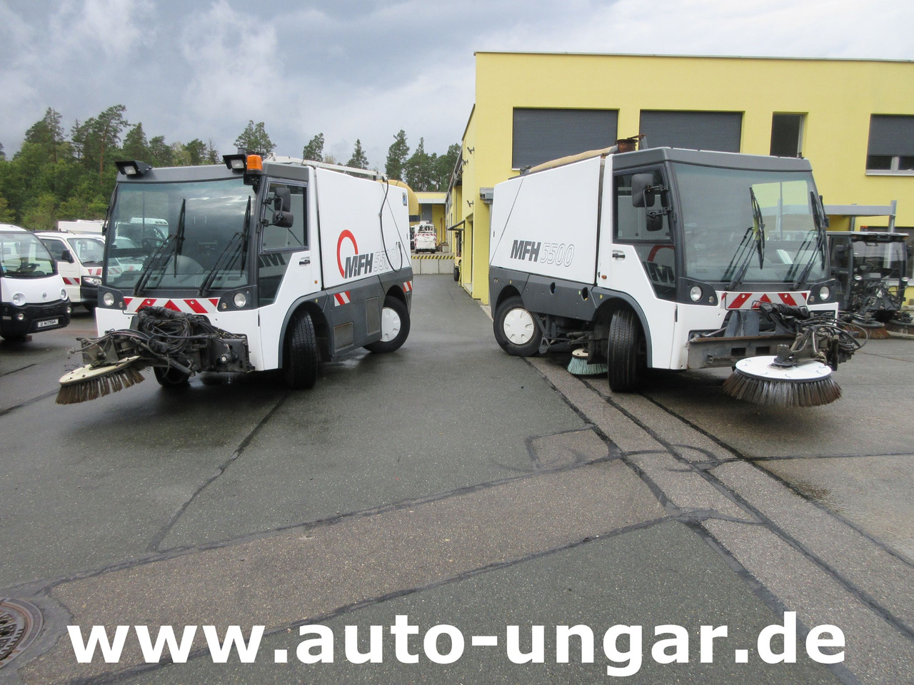 Varredora urbana Aebi MFH 5500 Baujahr 2014 Euro 5 Kehrmaschine mit zusätzlichem Schwemmbalken: foto 24