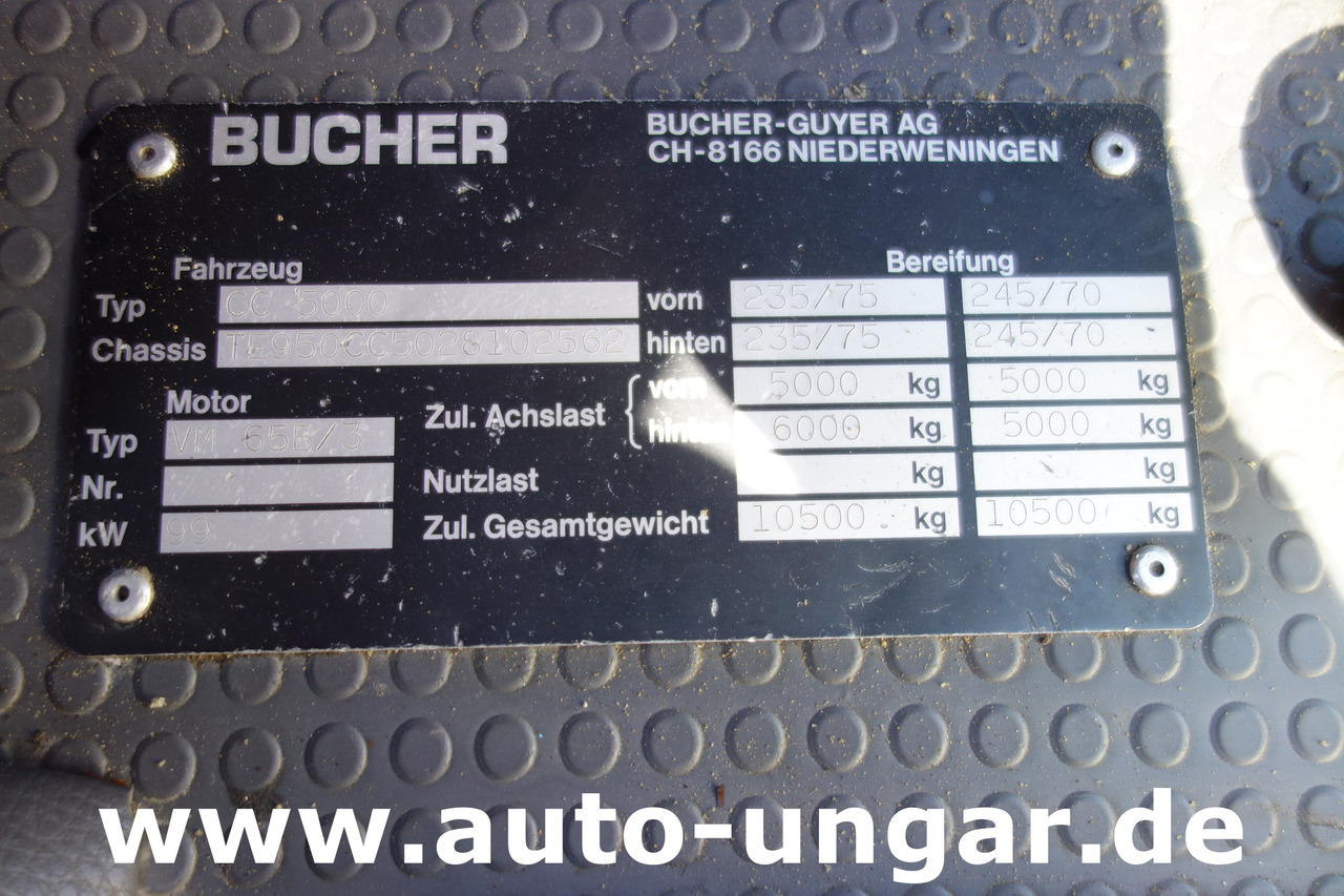 Varredora urbana BUCHER CityCat CC5000 Schienenreiniger Kehrmaschine RailRoad Zweiweg: foto 19